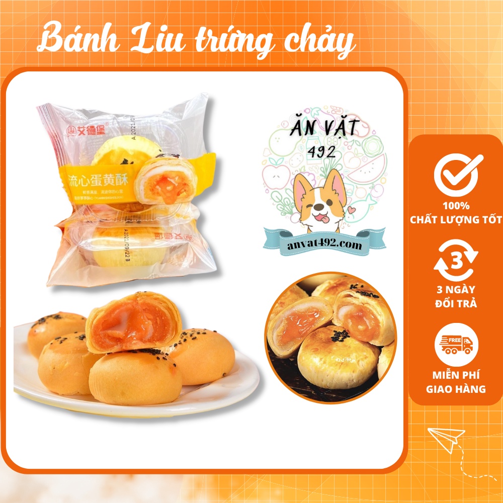 Bánh liu trứng chảy egg yok - ăn vặt 492