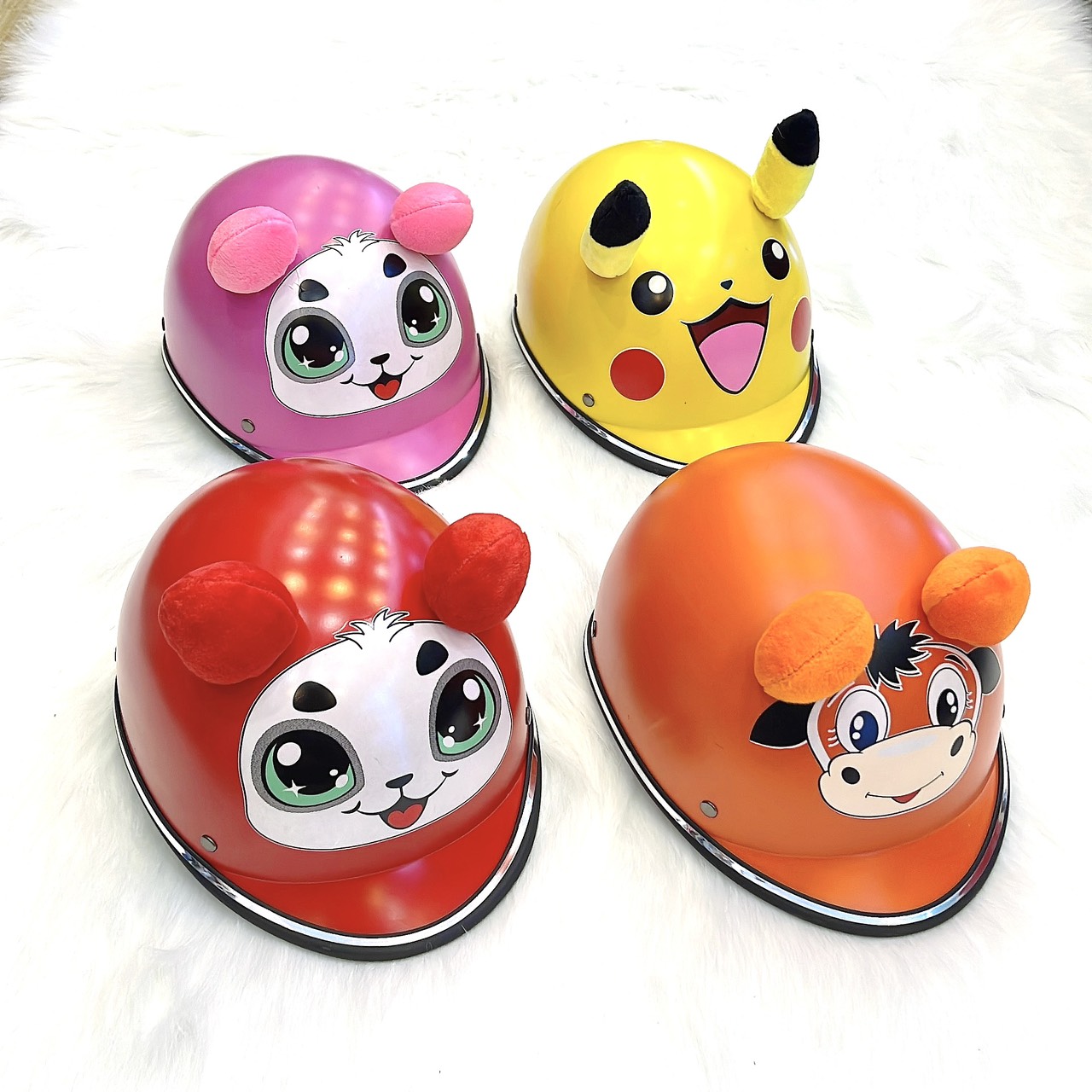 Nón Bảo Hiểm Pikachu Cho Bé Từ 1-3 Tuổi