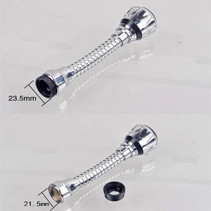 Đầu vòi tăng áp dùng cho vòi rửa chén bát 2 chế độ nước, xoay 360 linh hoạt tiện dụng