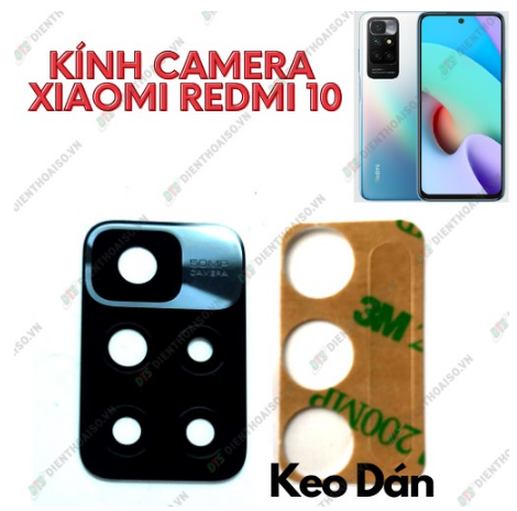 Faceted Glass camera Xiaomi Red Mi 10 available glue
