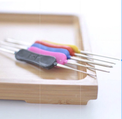 Kim móc len 2 đầu 3/4 dành cho móc khăn, móc áo, móc gấu,...[Shop len Aichi]