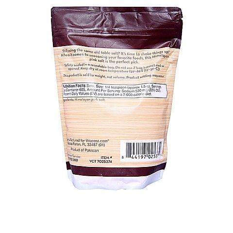 Muối hồng Himalaya dạng mịn Vitacost 312g