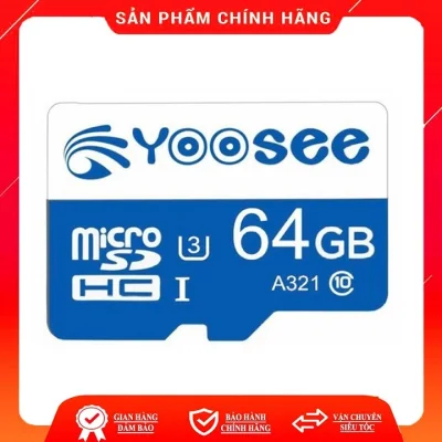 Thẻ nhớ YOOSEE 32GB/ 64GB U3 Class 10 chuyên dụng camara điện thoại loa đài