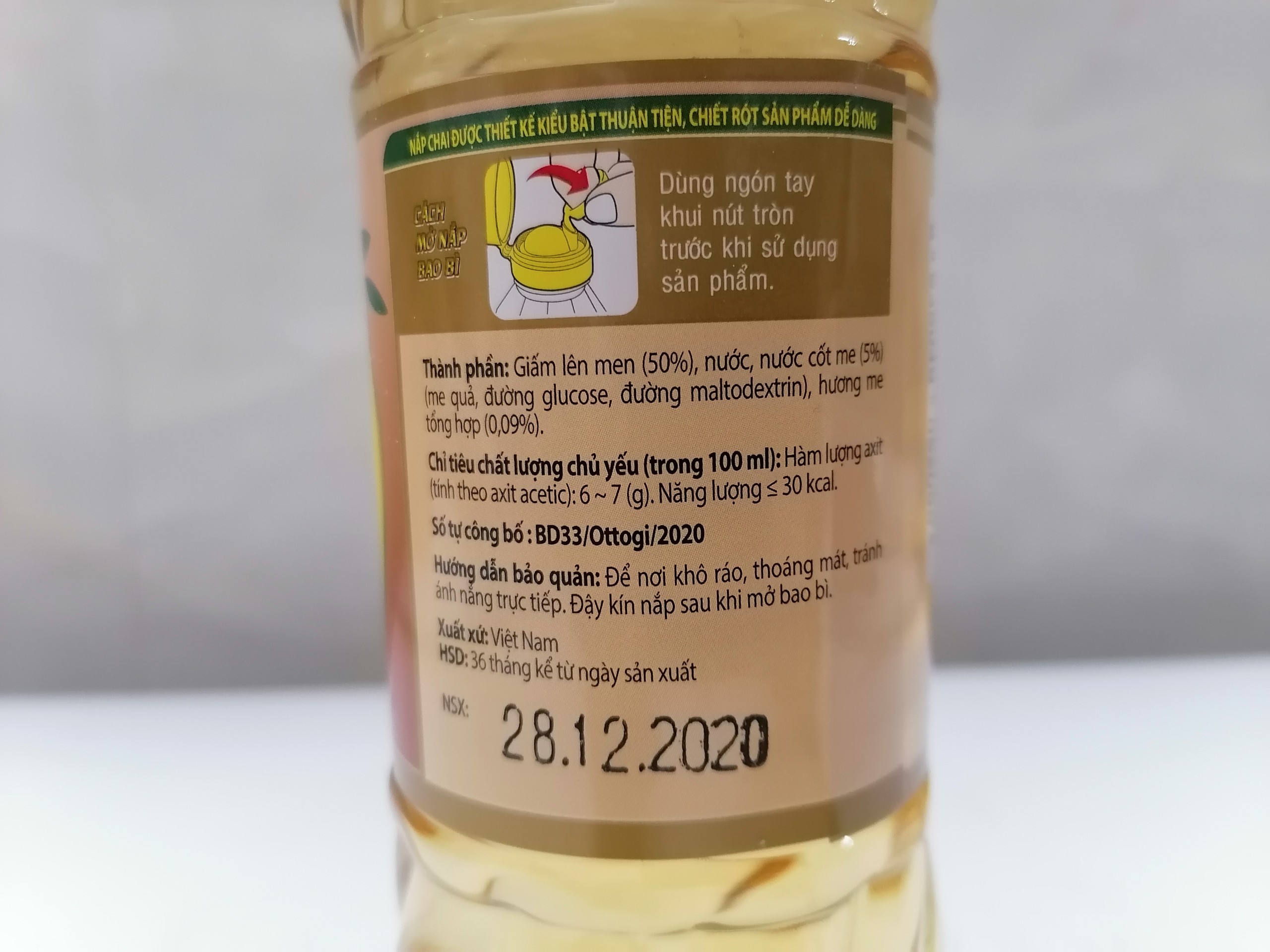 [Chai 450ml] GIẤM ME [VN] OTTOGI Tamarind Vinegar