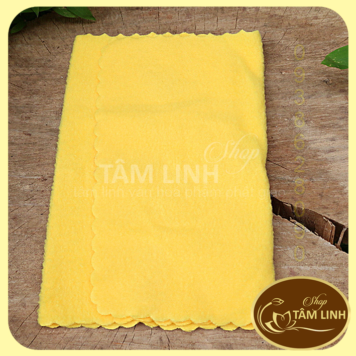 [Ảnh thật] Khăn lau bàn thờ Hoa Sen (lau tượng,Phật...)