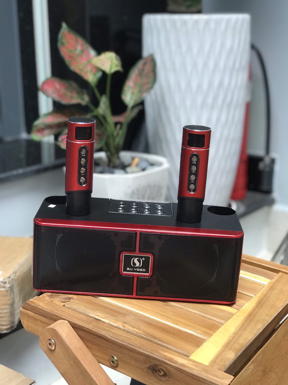 LOA BLUETOOTH KARAOKE SUYOSD YS204