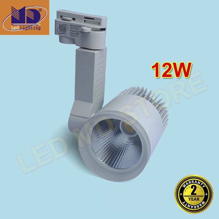 Đèn rọi ray dg vỏ trắng 12w