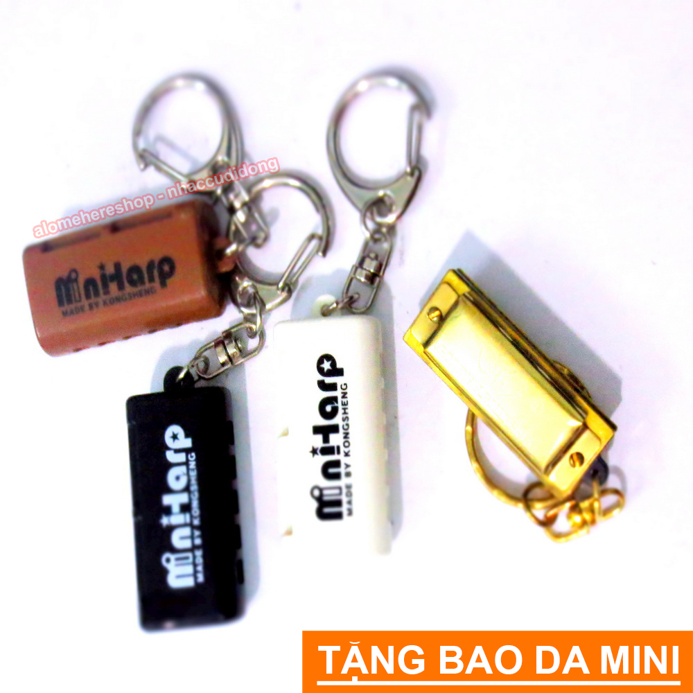 Kèn harmonica mini KongSheng 5 lỗ (Trắng)