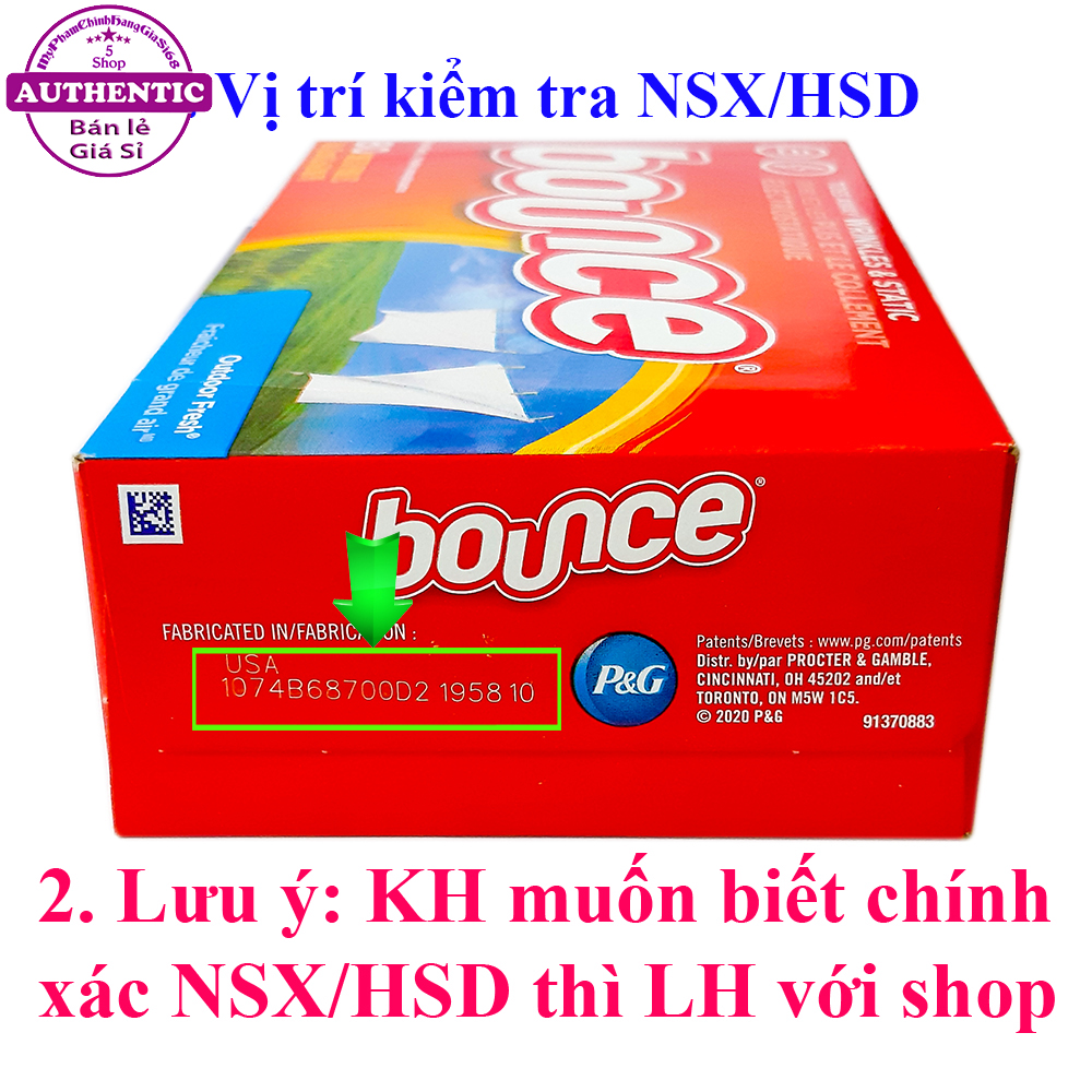 HỘP GIẤY THƠM BOUNCE
