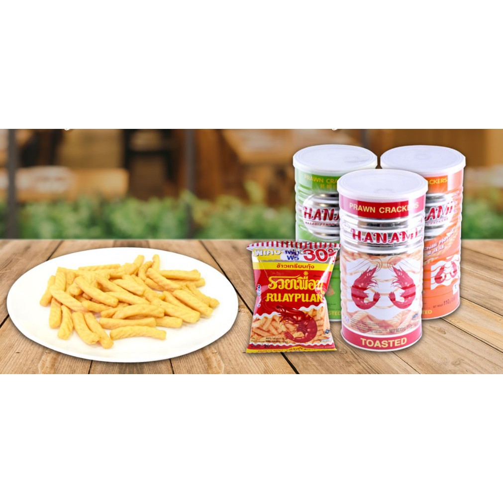 Bánh snack tôm Hanami hộp 110g Thái Lan