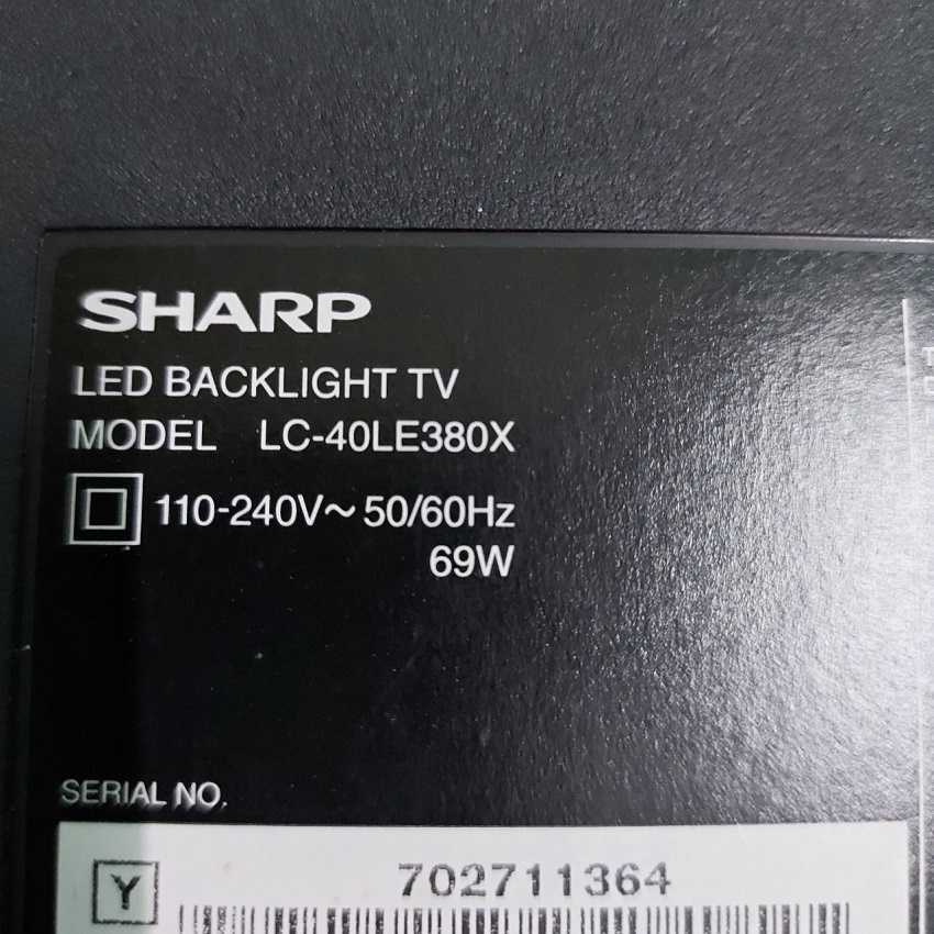 Bo mạch tivi SHARP 40LE380 40LE380X