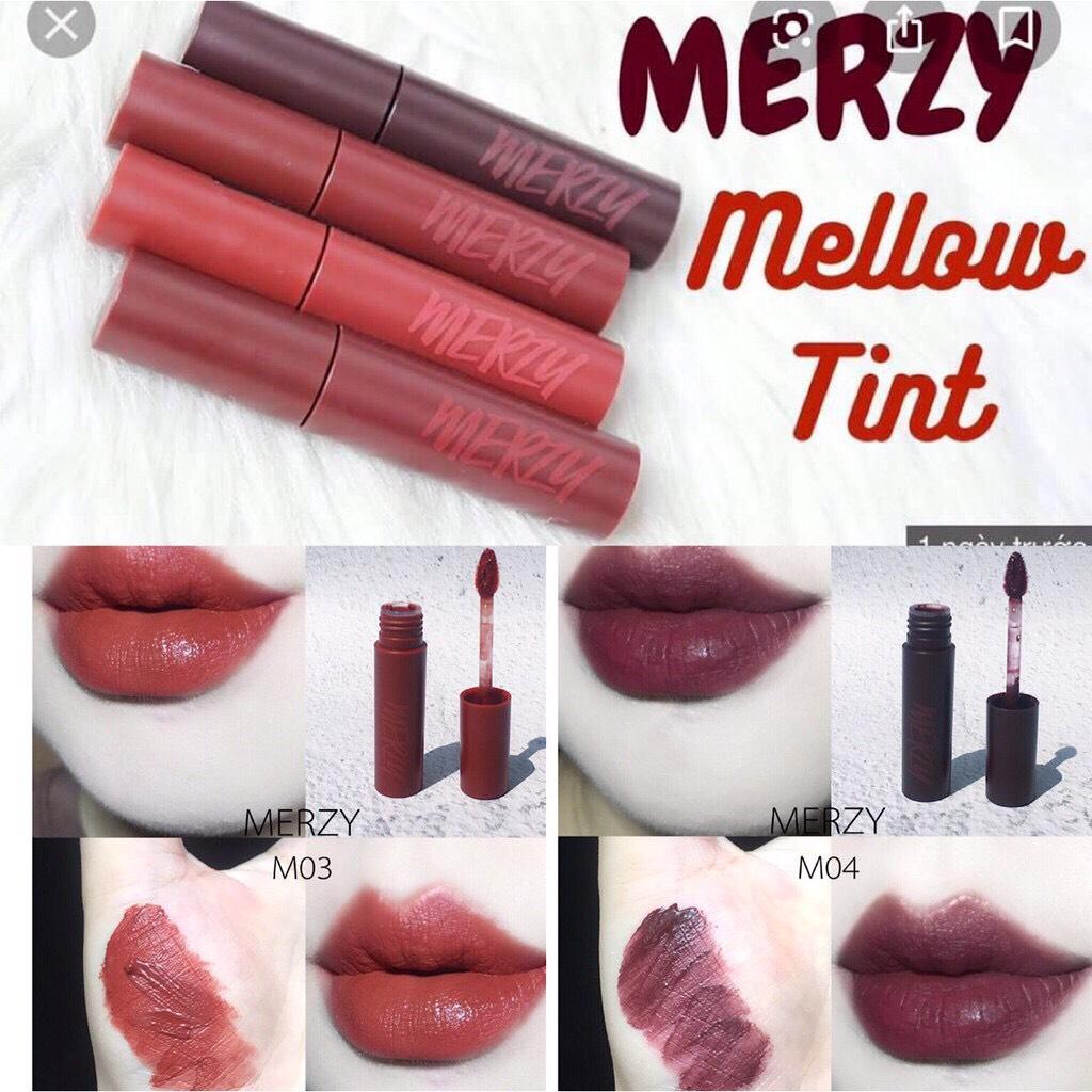 [HCM]Son Kem Lì Siêu Mịn Merzy Bite The Beat Mellow Tint