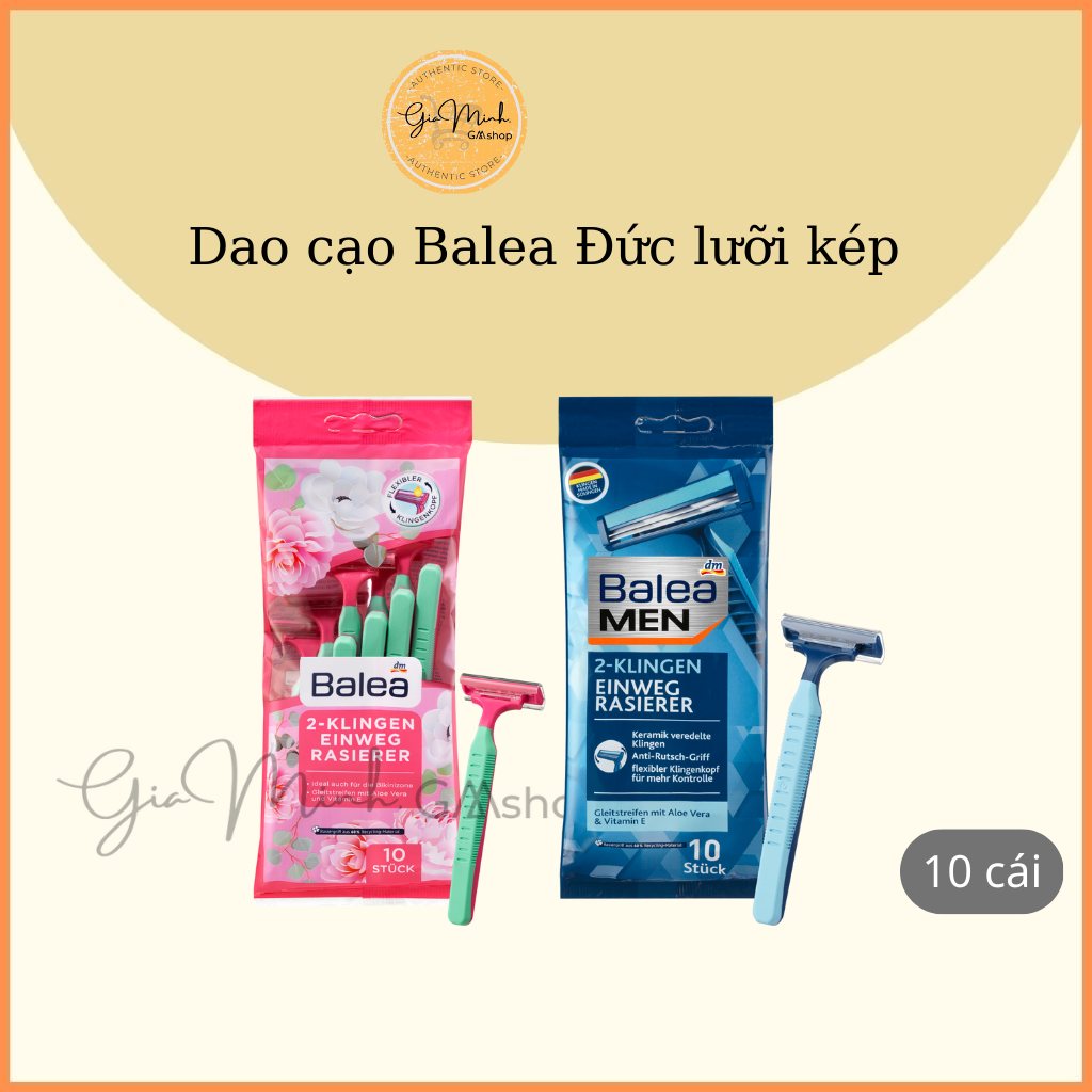 Dao Cạo Lưỡi Kép Balea - Nội địa Đức