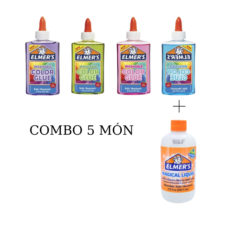 Bộ kit Slime sắc màu sáng tạo Elmers