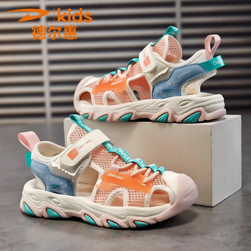 Dép sandal sport bít mũi cho bé trai, mẫu mới 2024 - dép quai hậu bé trai bít mũi