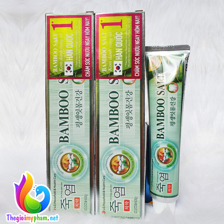 Kem Đánh Răng Muối Tre Hàn Quốc Bamboo Salt 140g