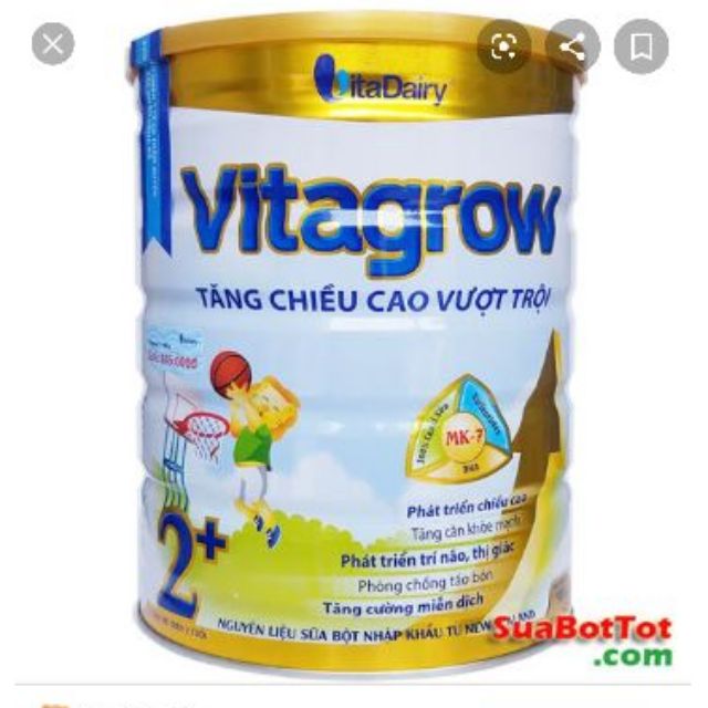 (Có tích điểm đổi quà) Sữa vitagrow số 2+ 900g
