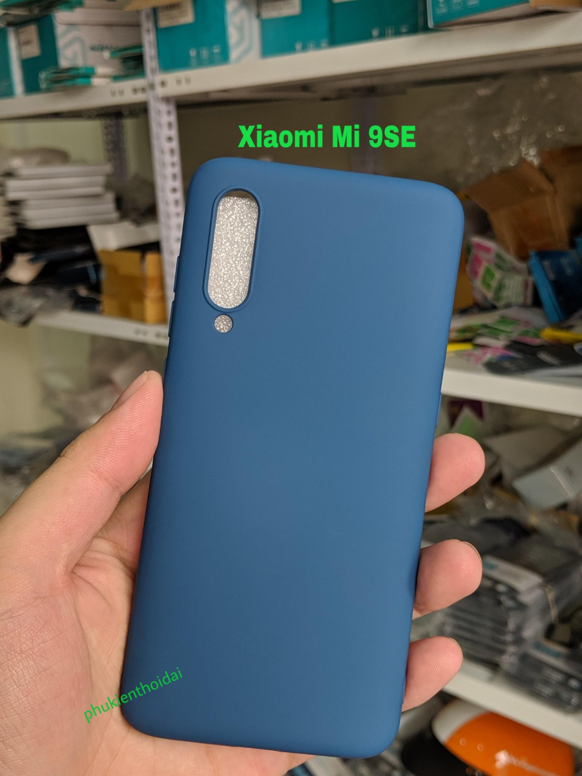 Ốp lưng Xiaomi Mi 9SE lót nỉ chống bám bẩn chống sốc mềm mịn