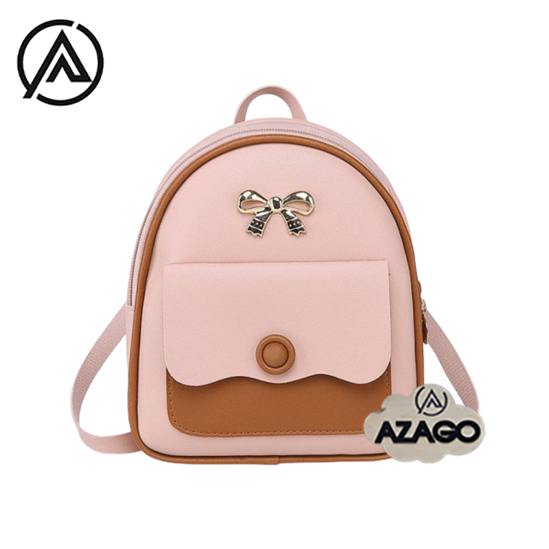 BALO DA NỮ MINI THỜI TRANG PHONG CÁCH HÀN QUỐC CHẤT LIỆU DA PU HỌA TIẾT DỄ THƯƠNG AZDBN219 - THƯƠNG HIỆU AZAGO