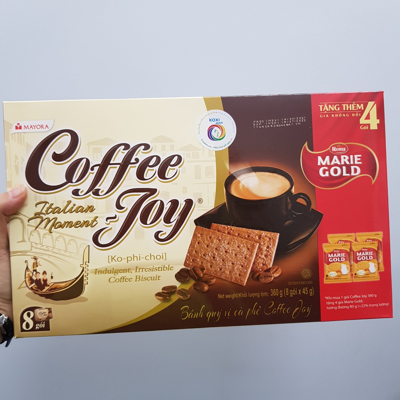 Bánh qui vị cà phê Coffee Joy Mayora