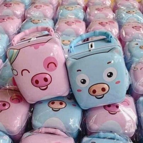 ống heo két sắt tiết kiệm mini có khóa