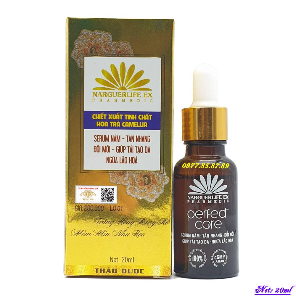 Serum Nám - Tàn nhang - Đồi mồi - Giúp tái tạo da - Ngừa lão hóa NARGUERLIFE EX (20ml)