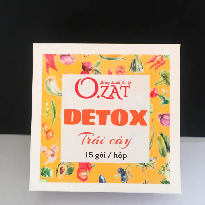 Detox trái cây sấy khô O.ZAT 15 gói mix vị khác nhau/ hộp – tặng 5 gói đường ăn kiêng | Lazada.vn