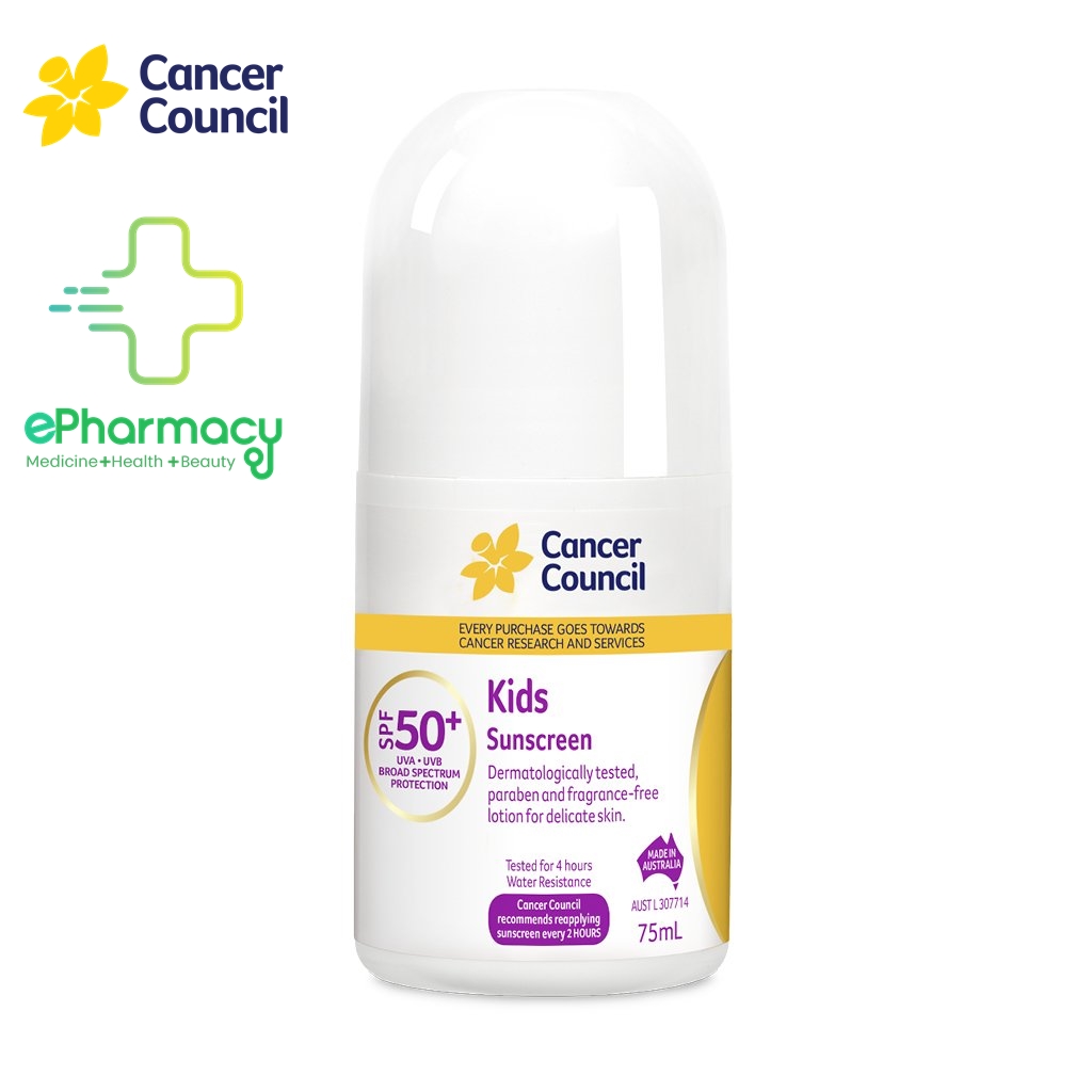 Cancer Council Kids Kem Chống Nắng Sunscreen dạng lăn dành cho trẻ em