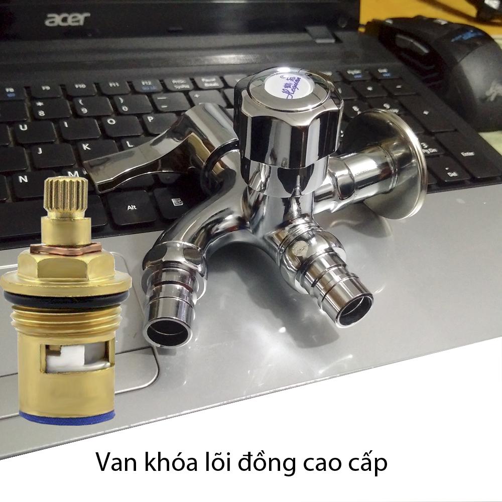 Vòi Xả nước đa năng 2 đầu Heguan