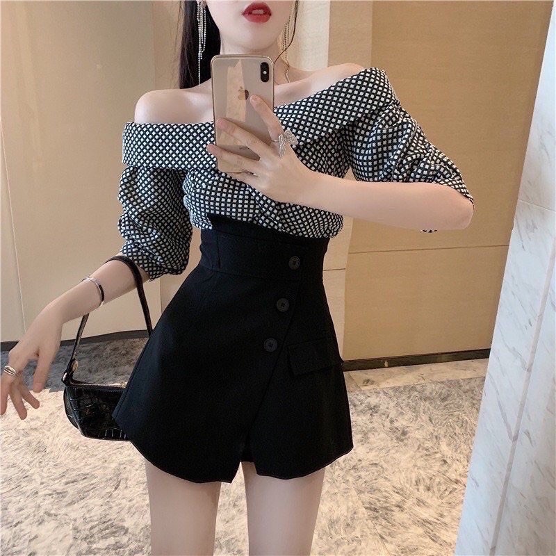 QUẦN SHORT GIẢ VÁY VẠT CHÉO 2021