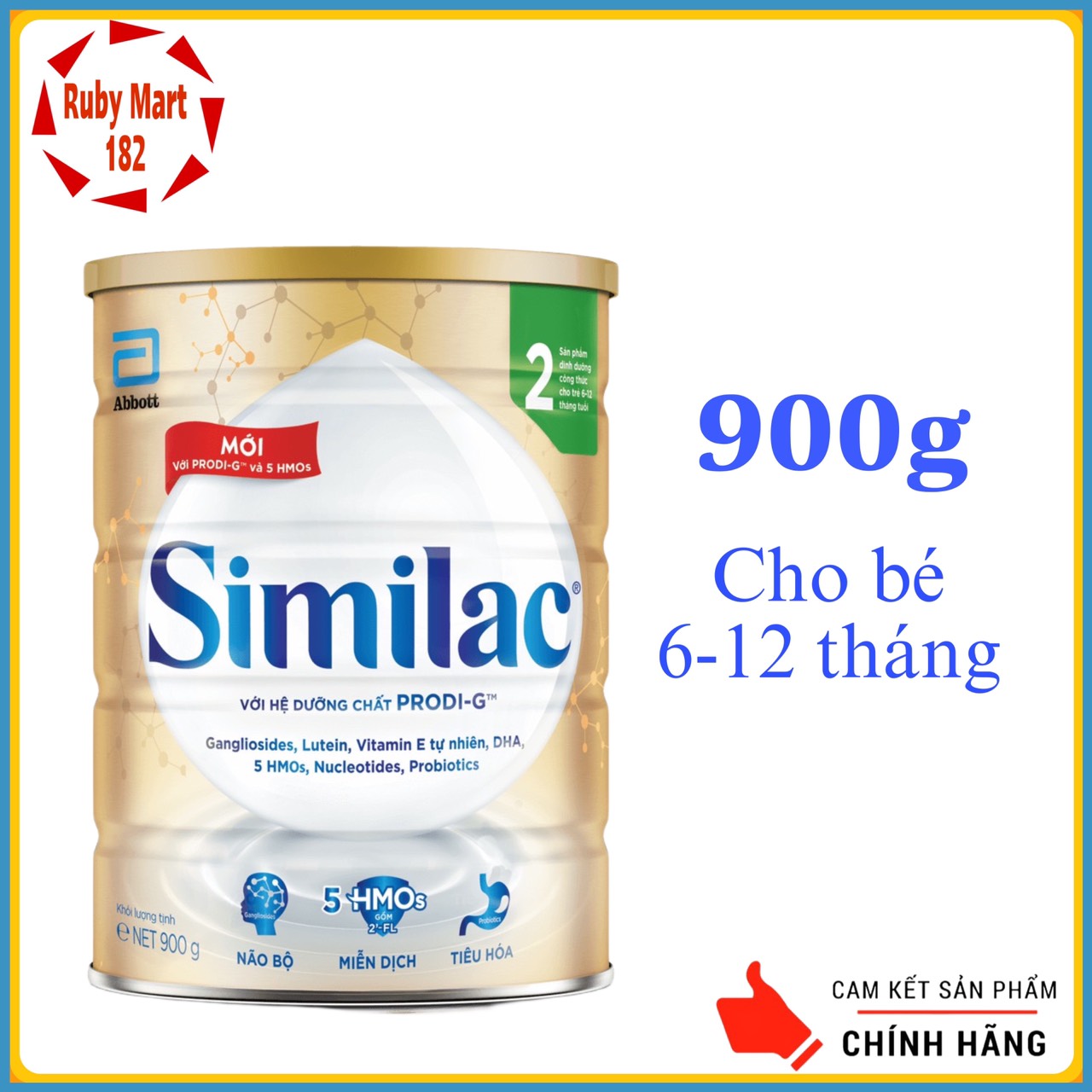 [Date 11.2024] Sữa bột Similac 5G lon số 2 Lon 900g