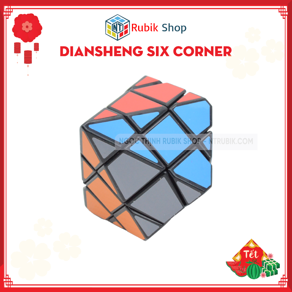 [Hoàn tiền 10%][Rubik Biến Thể] Rubik Diansheng Six Corner Cube đồ chơi thông minh