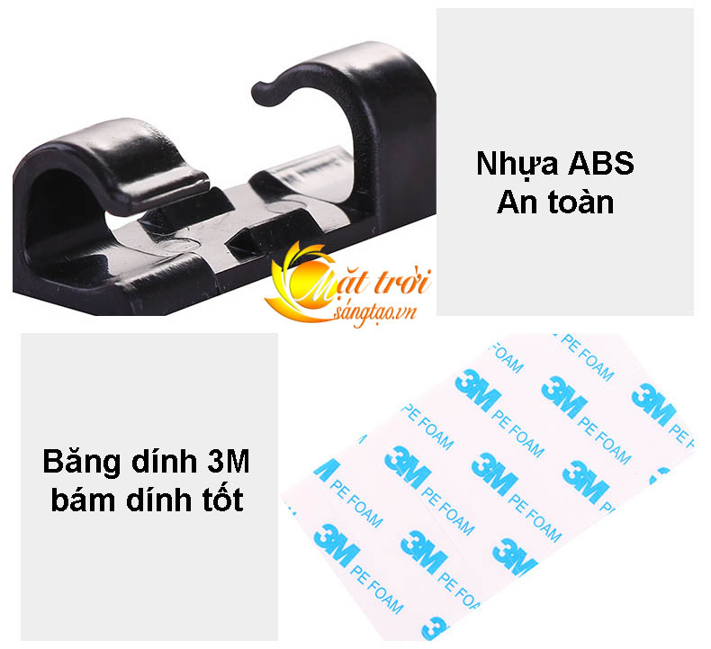 Vỉ 20 nút giữ dây điện