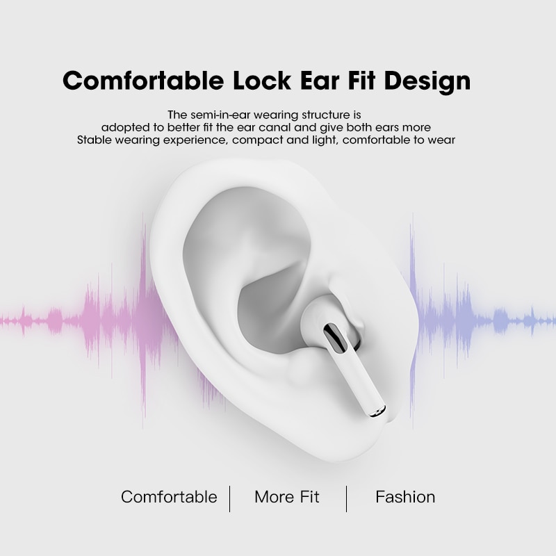 Mini Pro 4 tai nghe bluetooth TWS Tai nghe không dây tai nghe thể thao Earbuds
