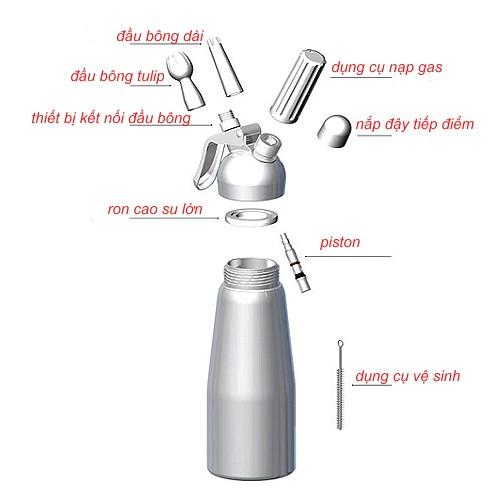 [HCM]Bình Xịt Kem Tươi 500ml