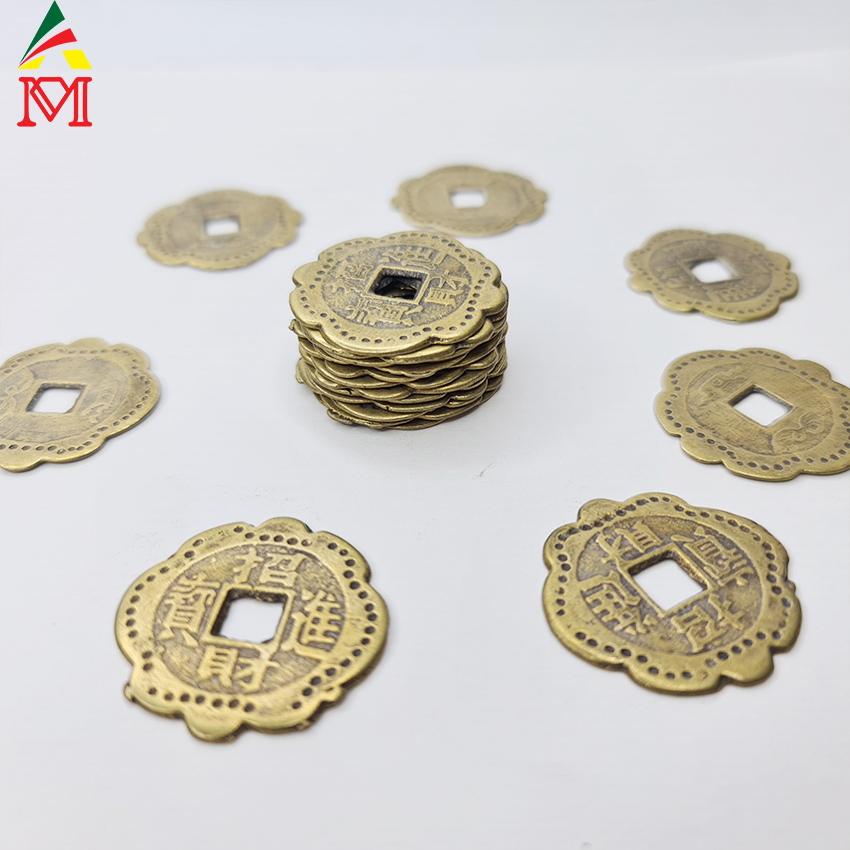 Combo 5 Đồng Xu Hoa Mai Cổ Phong Thủy