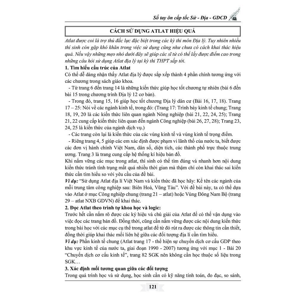 Sách - Sổ tay CẤP TỐC xã hội 12: sử địa GDCD