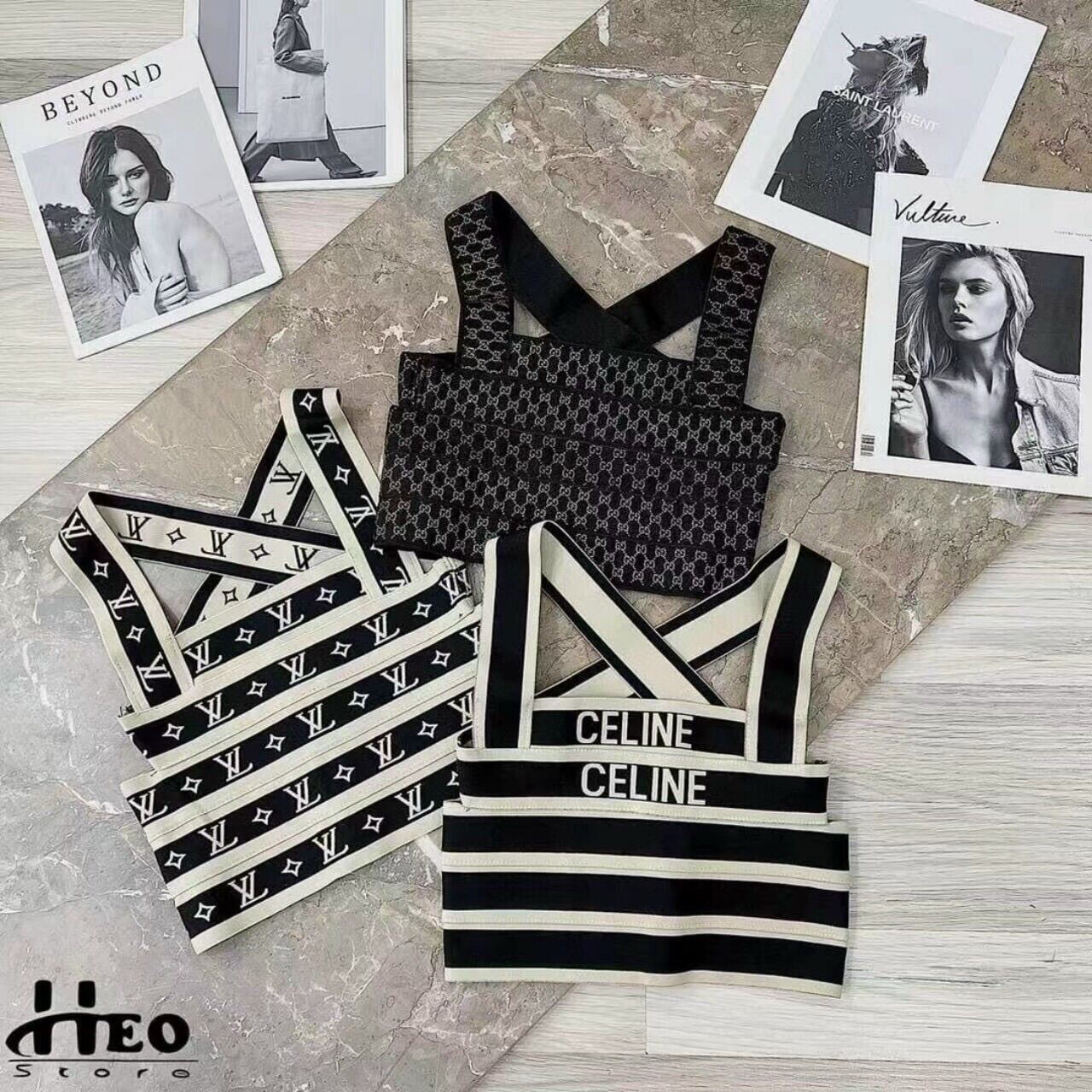 Áo 2s 2 dây chéo lưng croptop chất len mongtoghi QC