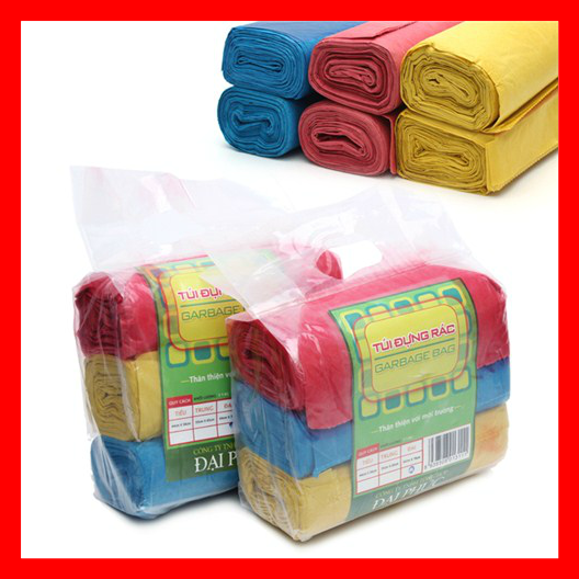 Siêu Hot! Combo 3 cuộn túi đựng rác size tiểu 45x55cm (1KG)