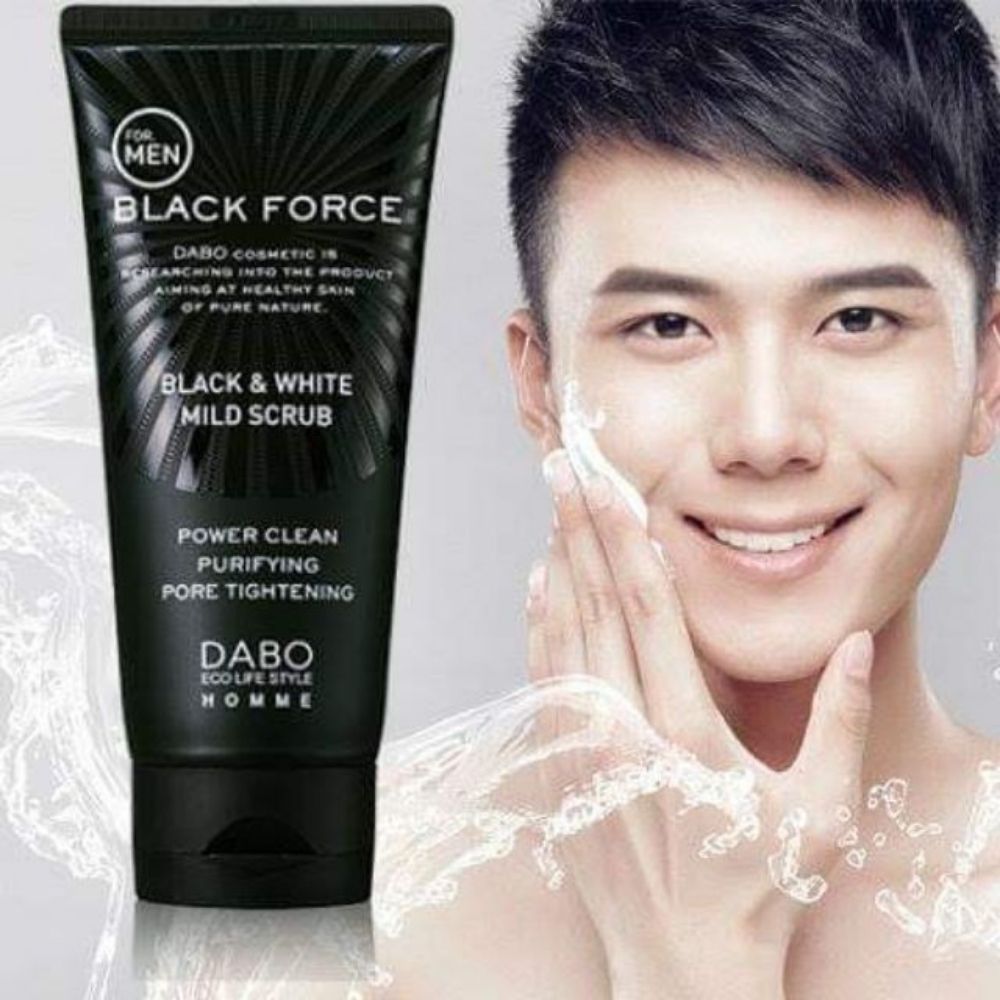 Sữa Rửa Mặt Dùng Cho Nam Black Force For Men DABO 120Ml