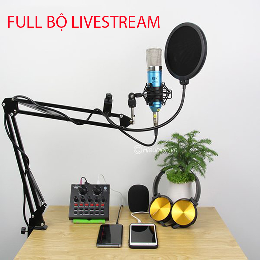 Trọn Bộ Hát Thu Âm Sound-Card V8 + Micro BM900 Live Stream Oneline Tại Nhà - Bộ hát karaoke livestream giá rẻ - Combo Mic Livestream Hát Karaoke Chỉnh Giọng Chuyên Nghiệp