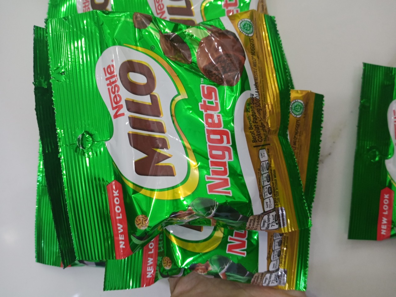 Combo 10 bịch Kẹo Socola Viên Milo Nuggets 25g