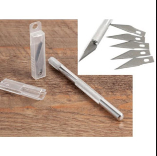 Bảng kê cắt/cutting mat khổ A4 da tự liền & dao cắt