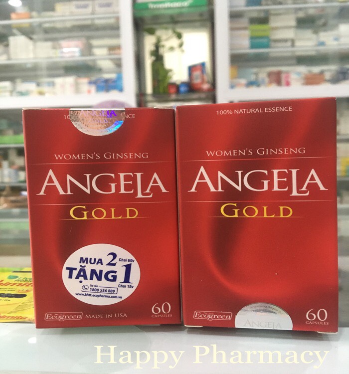 (Chính hãng)Sâm Angela Gold Chai 60viên