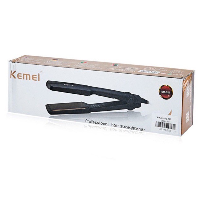 Máy là duỗi tóc kemei km-329