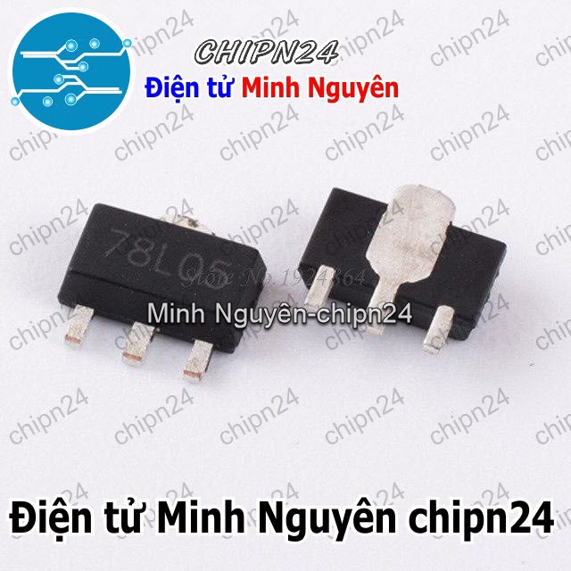 [3 con] (SOP) IC Dán 78L05 SOT-89 (SMD) (7805 5V 100mA) - HH003825