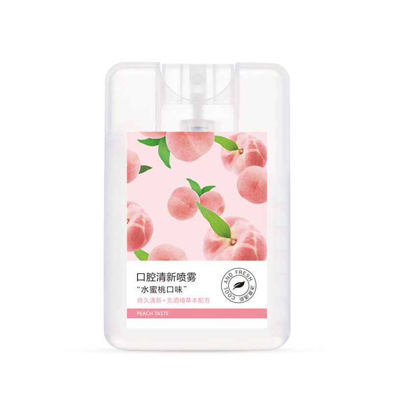 Xịt thơm miệng heyxi vị đào trà xanh thơm mát xtm