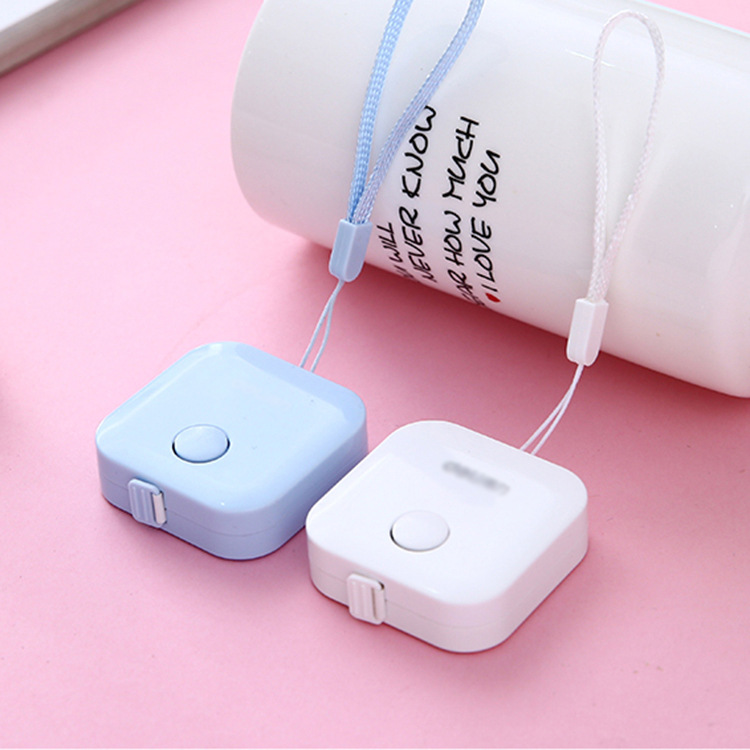 Thước dây mini 1,5m kèm móc khóa (Mẫu Mới)