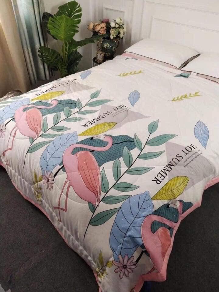 Chăn mùa hè cotton ZARA home cao cấp thoáng mát 2.3M