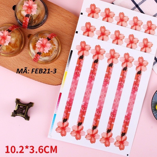 Tem dán hộp bánh trung thu_size : 10*3cm (25tem/5 Tờ)